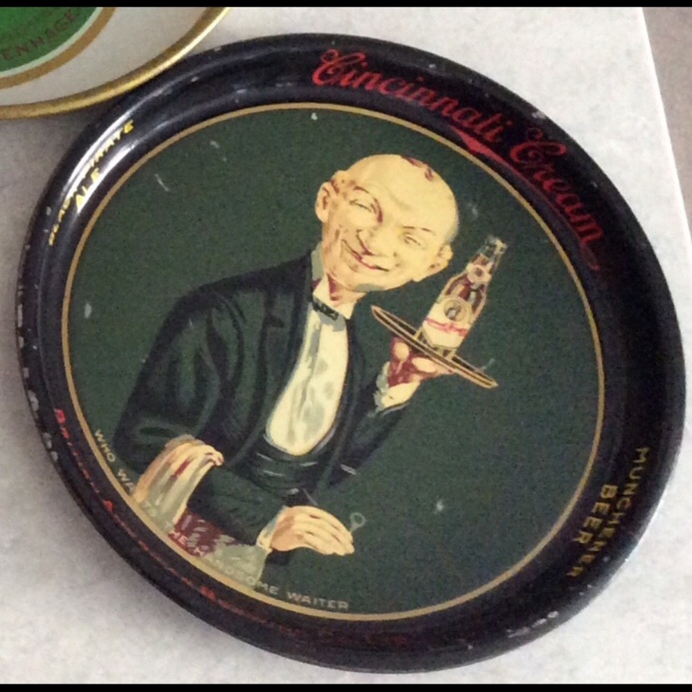 Vintage, Cincinnati Cream Tray beer Tray (ii)
